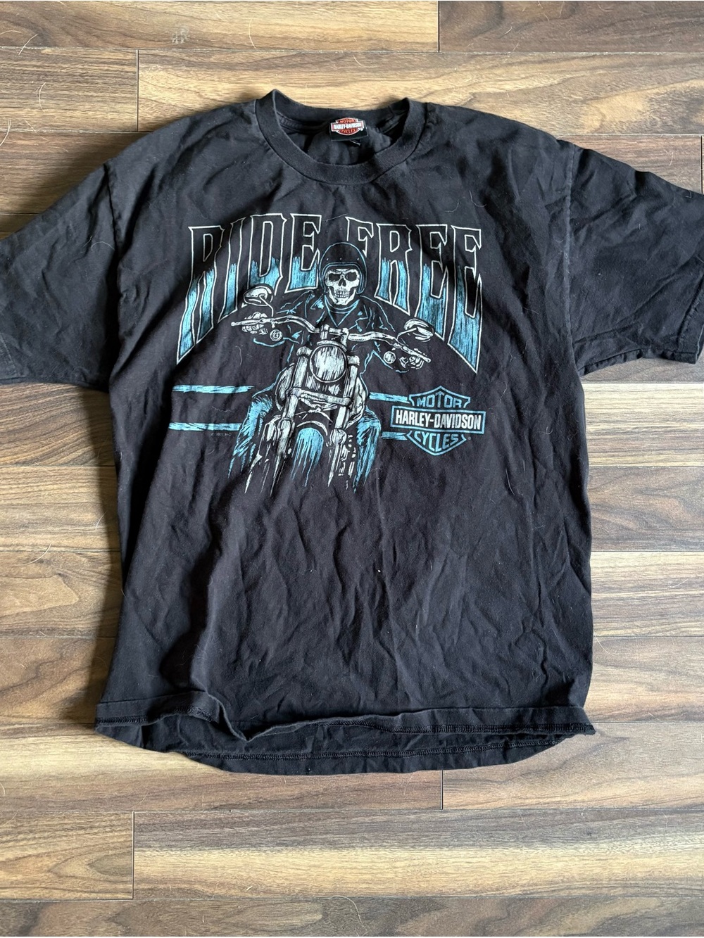 Harley-Davidson Las Vegas 'Ride Free' Black Graphic T-Shirt